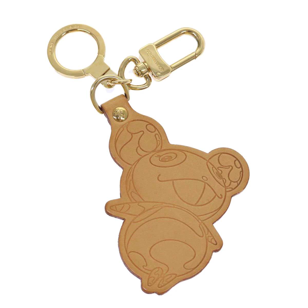 Brand Street LOUIS VUITTON Takashi Murakami Porte Cles Panda Charm Leather M62637 Auth 51128 3 Brand Street LOUIS VUITTON Takashi Murakami Porte Cles Panda Charm Leather M62637 Auth 51128
