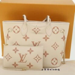 Style Tribute LOUIS VUITTON Empreinte Neverfull Mm Bag Reme Rose Trianon M21579 Lv Auth 51426a -Best Jewelry Store 51426A 24