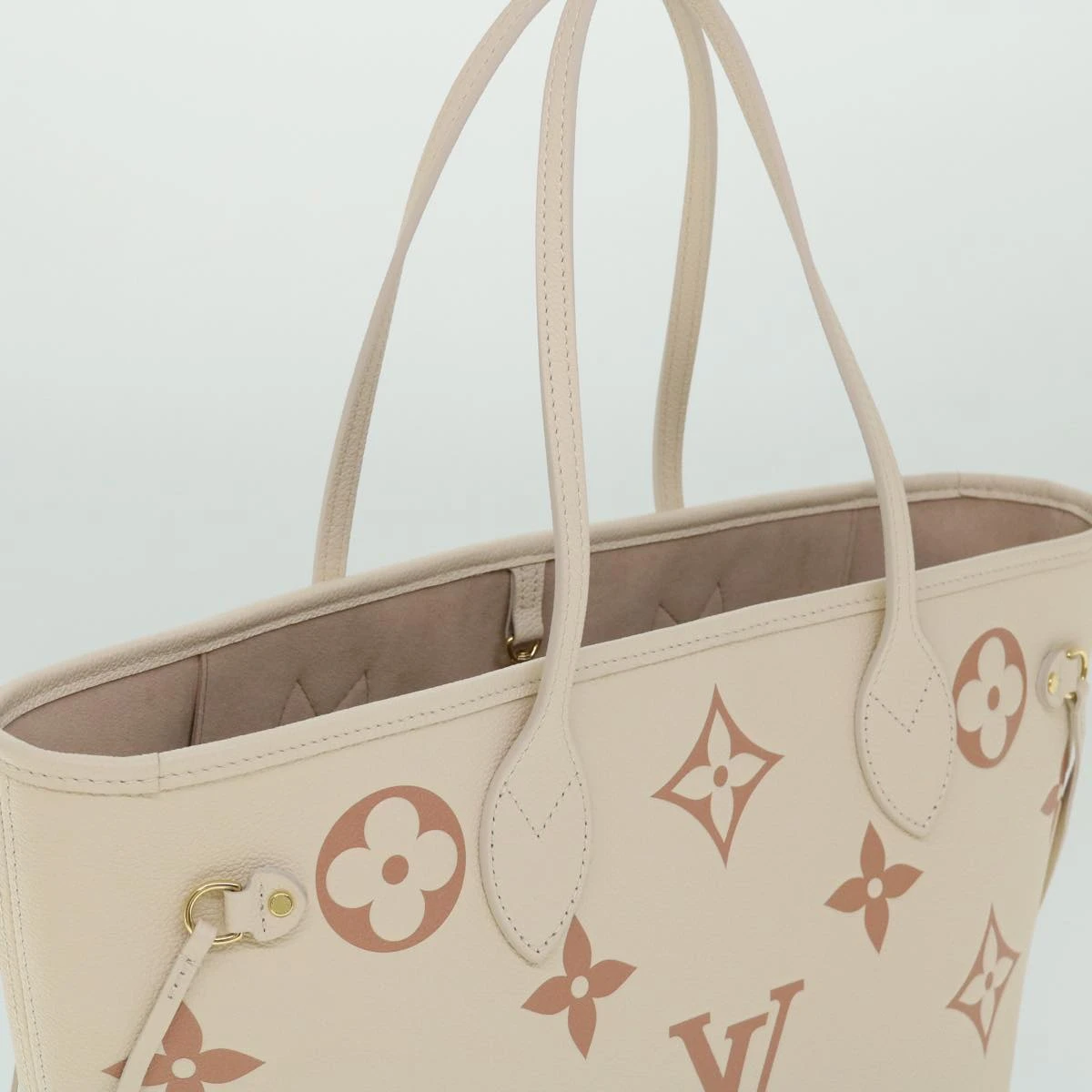 Brand Street LOUIS VUITTON Empreinte Neverfull MM Bag Reme Rose Trianon M21579 LV Auth 51426A 8 Brand Street LOUIS VUITTON Empreinte Neverfull MM Bag Reme Rose Trianon M21579 LV Auth 51426A - Image 6