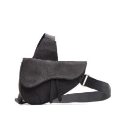 Upteam DIOR Floral-Embossed Saddle Crossbody Crossbody Bag