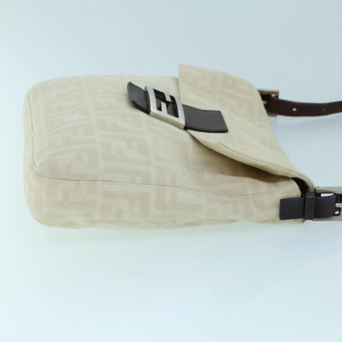 Style Tribute FENDI Mamma Baguette Shoulder Bag Canvas Leather Beige Brown Auth 54030 5 Style Tribute FENDI Mamma Baguette Shoulder Bag Canvas Leather Beige Brown Auth 54030 - Image 3