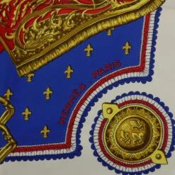 Brand Street HERMES Carre 90 SELLES A HOUSSE Scarf Silk White Red Blue Auth 54052 -Best Jewelry Store 54052 15