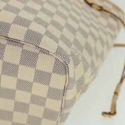 Style Tribute LOUIS VUITTON Damier Azur Neverfull Mm Tote Bag N41605 Lv Auth 54444a -Best Jewelry Store 54444A 10