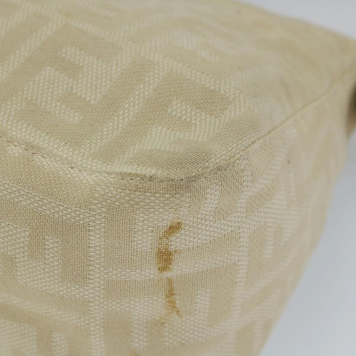 Brand Street FENDI Zucca Canvas Mamma Baguette Shoulder Bag Beige Auth 57043 10 Brand Street FENDI Zucca Canvas Mamma Baguette Shoulder Bag Beige Auth 57043 - Image 8