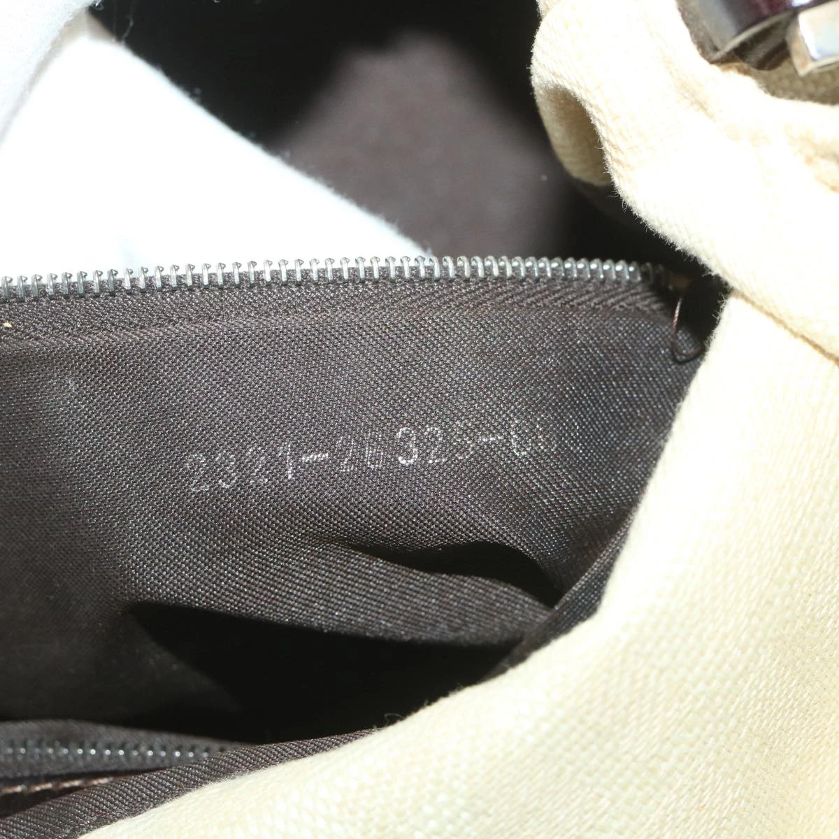 Brand Street FENDI Zucca Canvas Mamma Baguette Shoulder Bag Beige Auth 57043 14 Brand Street FENDI Zucca Canvas Mamma Baguette Shoulder Bag Beige Auth 57043 - Image 12