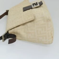 Brand Street FENDI Zucca Canvas Mamma Baguette Shoulder Bag Beige Auth 57043 25 Brand Street FENDI Zucca Canvas Mamma Baguette Shoulder Bag Beige Auth 57043 -Best Jewelry Store 57043 5