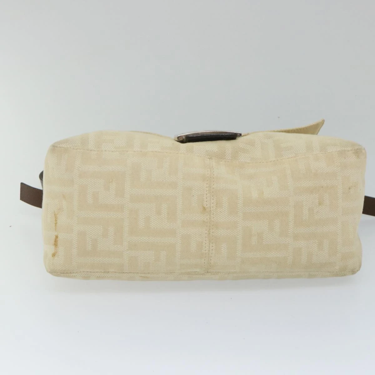 Brand Street FENDI Zucca Canvas Mamma Baguette Shoulder Bag Beige Auth 57043 7 Brand Street FENDI Zucca Canvas Mamma Baguette Shoulder Bag Beige Auth 57043 - Image 5