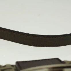 Brand Street FENDI Zucchino Canvas Mamma Baguette Shoulder Bag Brown Auth 57292 -Best Jewelry Store 57292 8