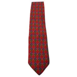 Style Tribute VALENTINO Red Floral Print Tie
