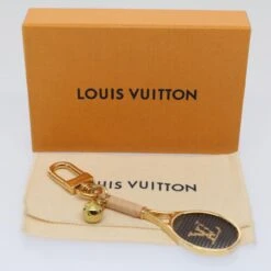 Brand Street LOUIS VUITTON Bijou Sack LV Serve Key Ring Gold Tone M00839 LV Auth 58167 -Best Jewelry Store 58167 10