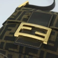 Style Tribute FENDI Zucca Canvas Mini Mamma Baguette Hand Bag Black Brown Auth 59810a -Best Jewelry Store 59810A 14 60e6b1f8 41d7 4c14 bec5 50b2a747a69a