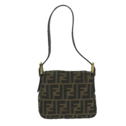 Style Tribute FENDI Zucca Canvas Mini Mamma Baguette Hand Bag Black Brown Auth 59810a -Best Jewelry Store 59810A 3 d89bedc6 61a5 4048 bf87 cb1fe4d8d99a