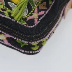 Brand Street FENDI Mamma Baguette Shoulder Bag Denim Navy Auth 59814A 36 Brand Street FENDI Mamma Baguette Shoulder Bag Denim Navy Auth 59814A -Best Jewelry Store 59814A 12