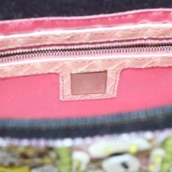 Brand Street FENDI Mamma Baguette Shoulder Bag Denim Navy Auth 59814A 40 Brand Street FENDI Mamma Baguette Shoulder Bag Denim Navy Auth 59814A -Best Jewelry Store 59814A 16