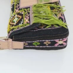 Brand Street FENDI Mamma Baguette Shoulder Bag Denim Navy Auth 59814A 25 Brand Street FENDI Mamma Baguette Shoulder Bag Denim Navy Auth 59814A -Best Jewelry Store 59814A 5