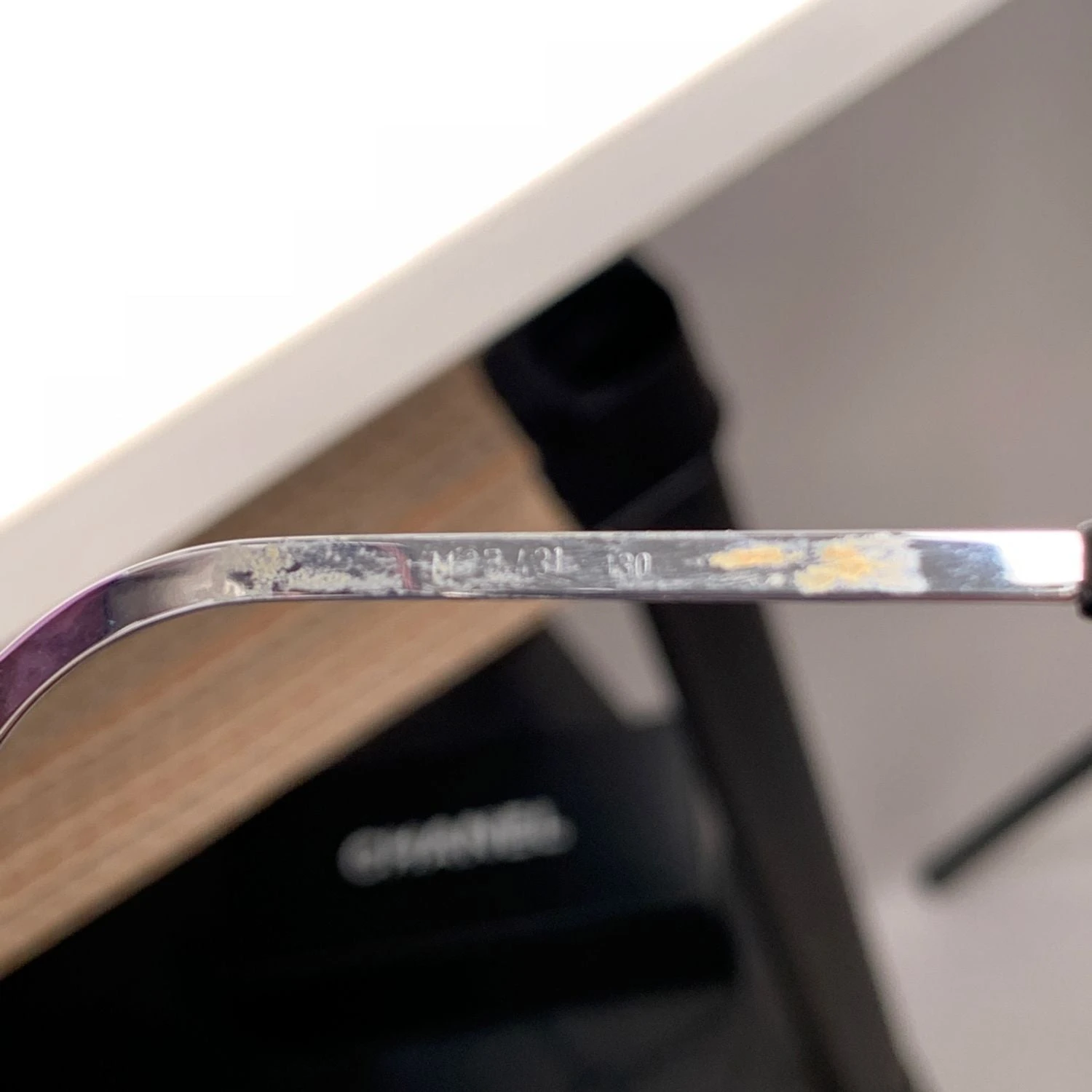 Opherty Ciocci Silhouette Rare Vintage Silver Metal Sunglasses Mod. 431 55/13 130Mm 7 Opherty Ciocci Silhouette Rare Vintage Silver Metal Sunglasses Mod. 431 55/13 130Mm - Image 5