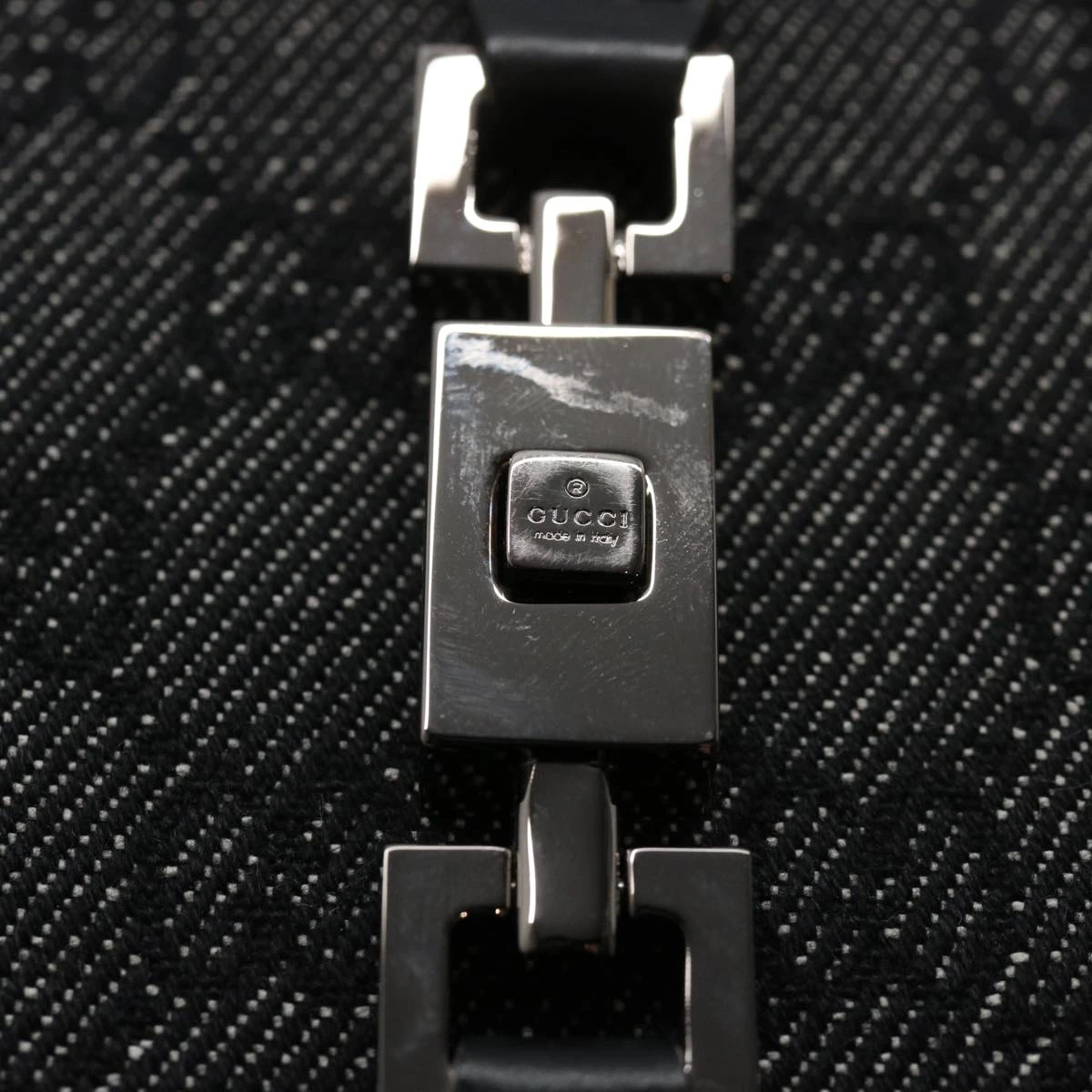 Style Tribute GUCCI Gg Canvas Jackie Wallet Navy 05474 Auth 60080a 10 Style Tribute GUCCI Gg Canvas Jackie Wallet Navy 05474 Auth 60080a - Image 8