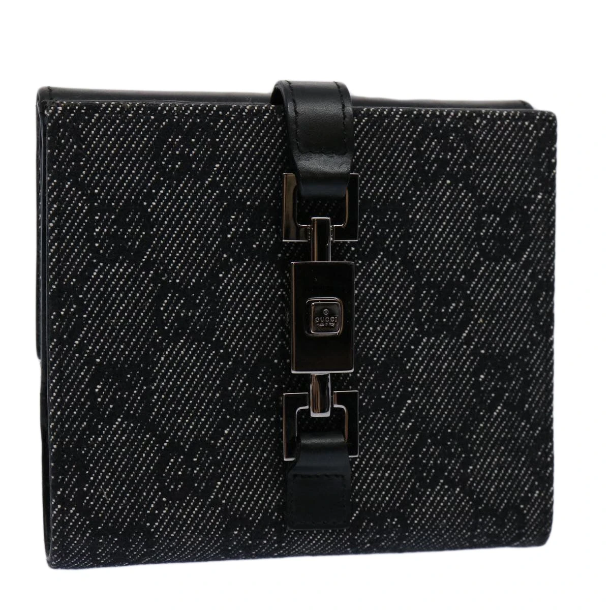 Style Tribute GUCCI Gg Canvas Jackie Wallet Navy 05474 Auth 60080a 3 Style Tribute GUCCI Gg Canvas Jackie Wallet Navy 05474 Auth 60080a