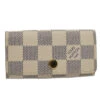 Brand Street LOUIS VUITTON Damier Azur Multi Cles 4 Key Case N60020 LV Auth 60112 -Best Jewelry Store 60112 1
