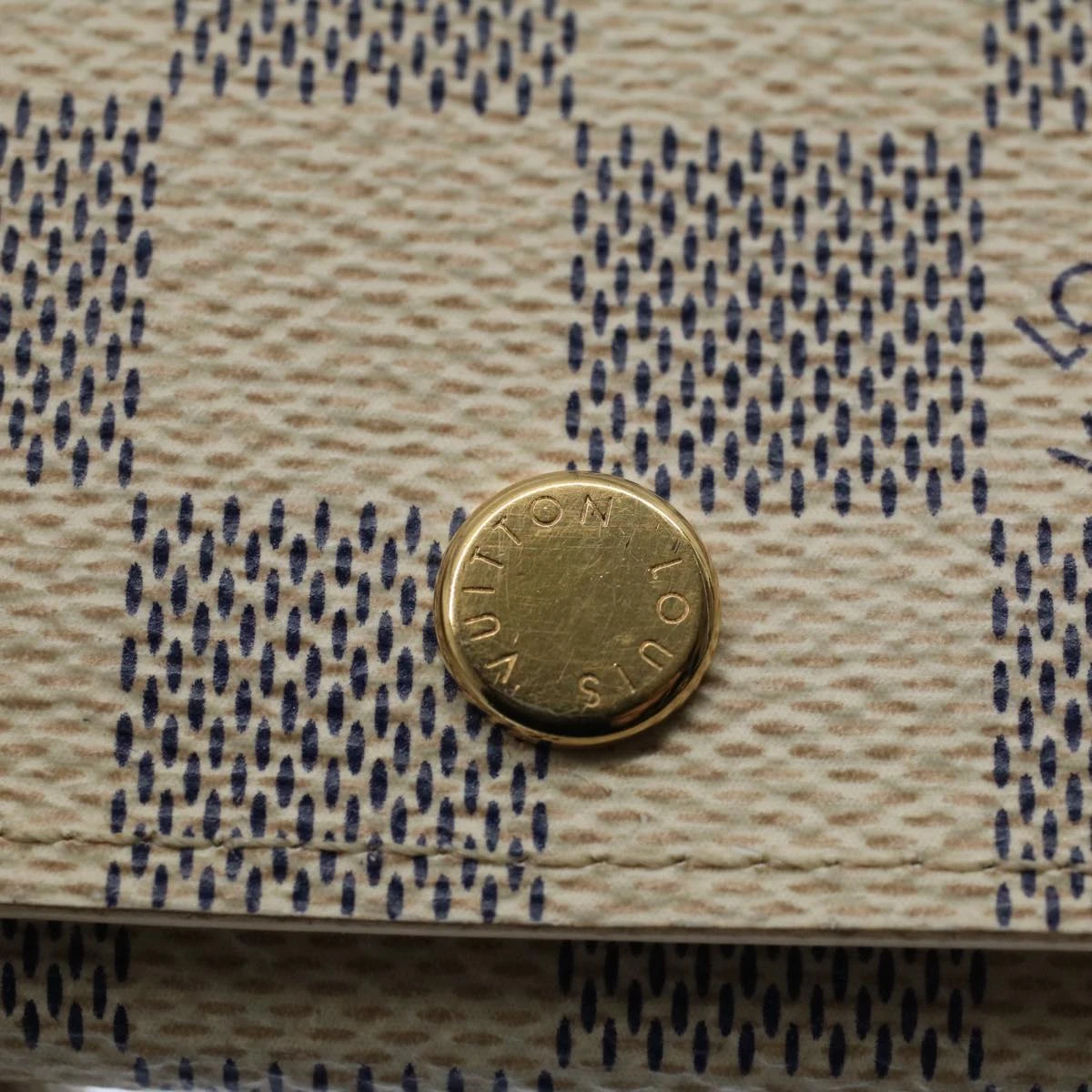 Brand Street LOUIS VUITTON Damier Azur Multi Cles 4 Key Case N60020 LV Auth 60112 10 Brand Street LOUIS VUITTON Damier Azur Multi Cles 4 Key Case N60020 LV Auth 60112 - Image 8