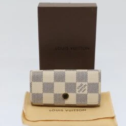 Brand Street LOUIS VUITTON Damier Azur Multi Cles 4 Key Case N60020 LV Auth 60112 29 Brand Street LOUIS VUITTON Damier Azur Multi Cles 4 Key Case N60020 LV Auth 60112 -Best Jewelry Store 60112 16