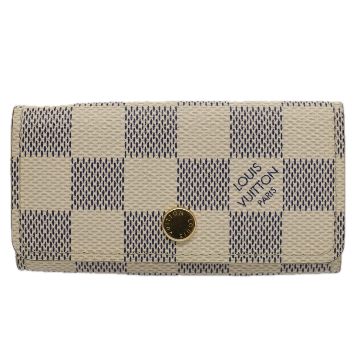 Brand Street LOUIS VUITTON Damier Azur Multi Cles 4 Key Case N60020 LV Auth 60112 15 Brand Street LOUIS VUITTON Damier Azur Multi Cles 4 Key Case N60020 LV Auth 60112 - Image 13