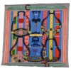 Style Tribute Hermes Carre 90 Fantaisie D�fetriers Scarf Silk Blue Multicolor Auth 60781 -Best Jewelry Store 60781 1 de4f0cf0 1c8a 47be ae92 b0f3d128f87b