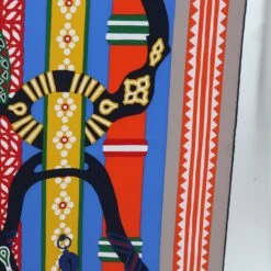 Style Tribute Hermes Carre 90 Fantaisie D�fetriers Scarf Silk Blue Multicolor Auth 60781 -Best Jewelry Store 60781 6 a34300a4 9199 4d9b 91e2 a2a85ec7a54f