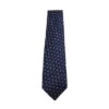 Style Tribute BVLGARI X Davide Pizzigoni Navy Blue Spot Tie