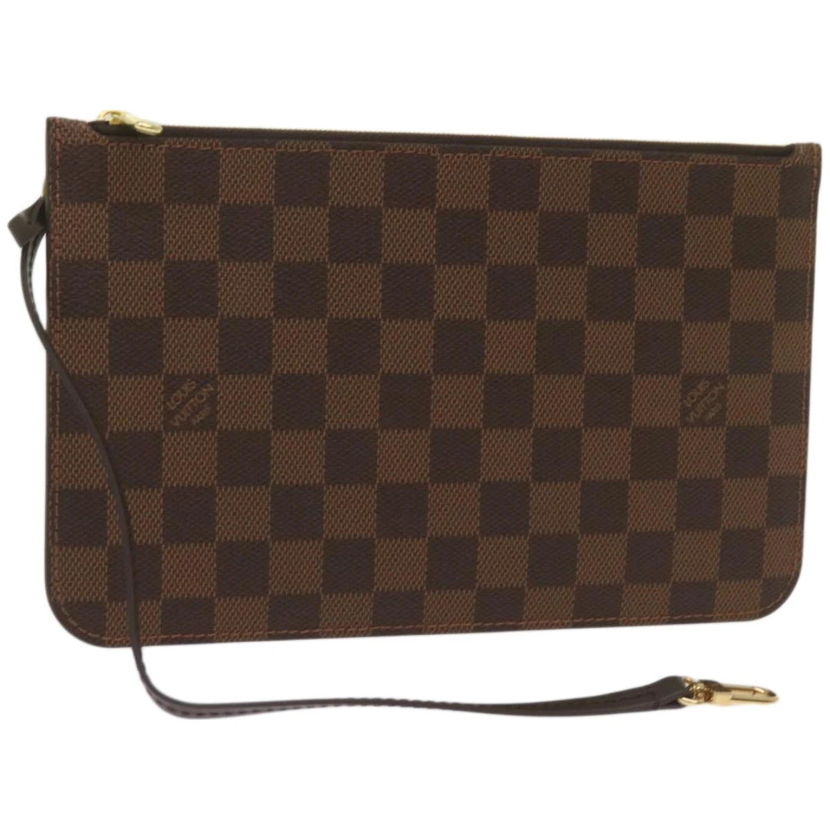 Brand Street LOUIS VUITTON Damier Ebene Neverfull MM Pouch Accessory Pouch LV Auth 61988 3 Brand Street LOUIS VUITTON Damier Ebene Neverfull MM Pouch Accessory Pouch LV Auth 61988
