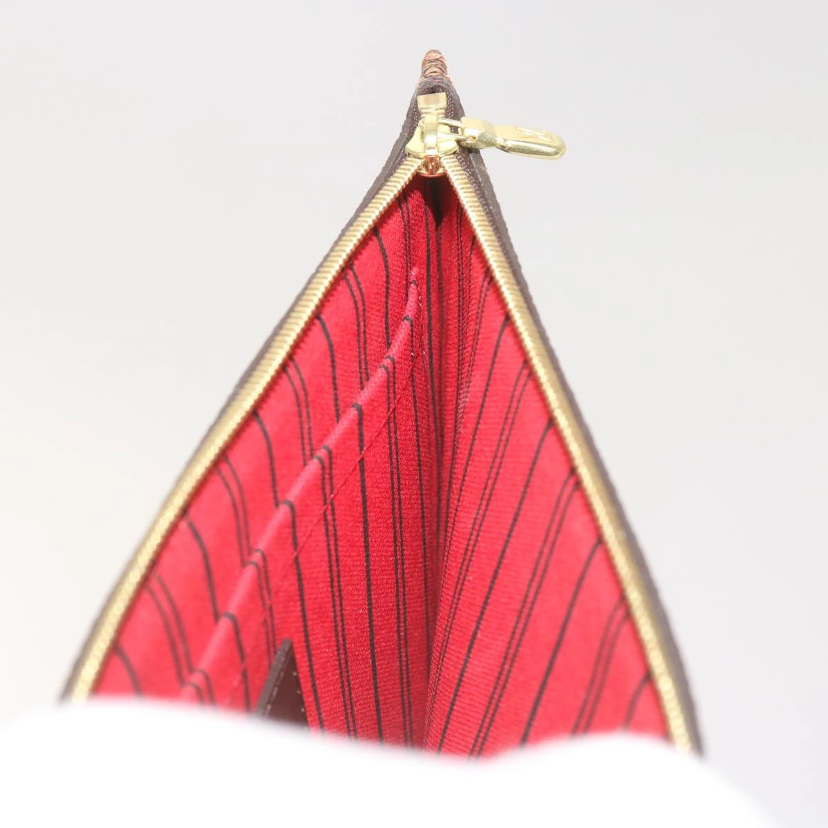 Brand Street LOUIS VUITTON Damier Ebene Neverfull MM Pouch Accessory Pouch LV Auth 61988 20 Brand Street LOUIS VUITTON Damier Ebene Neverfull MM Pouch Accessory Pouch LV Auth 61988 - Image 18