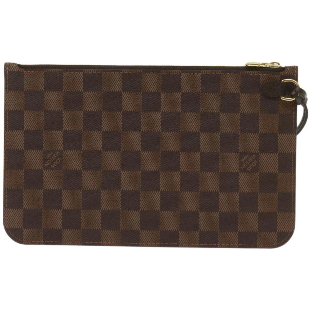 Brand Street LOUIS VUITTON Damier Ebene Neverfull MM Pouch Accessory Pouch LV Auth 61988 4 Brand Street LOUIS VUITTON Damier Ebene Neverfull MM Pouch Accessory Pouch LV Auth 61988 - Image 2