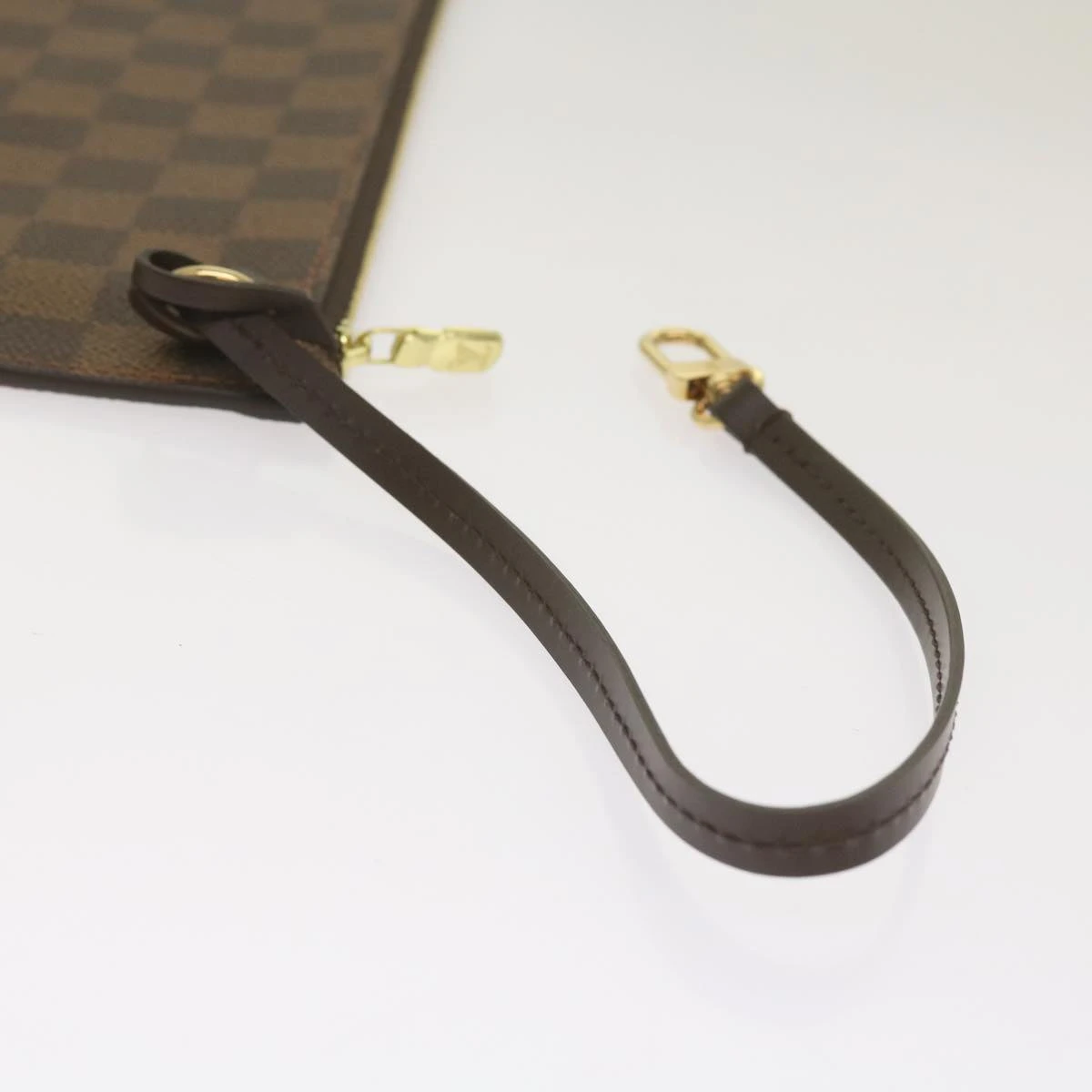 Brand Street LOUIS VUITTON Damier Ebene Neverfull MM Pouch Accessory Pouch LV Auth 61988 10 Brand Street LOUIS VUITTON Damier Ebene Neverfull MM Pouch Accessory Pouch LV Auth 61988 - Image 8