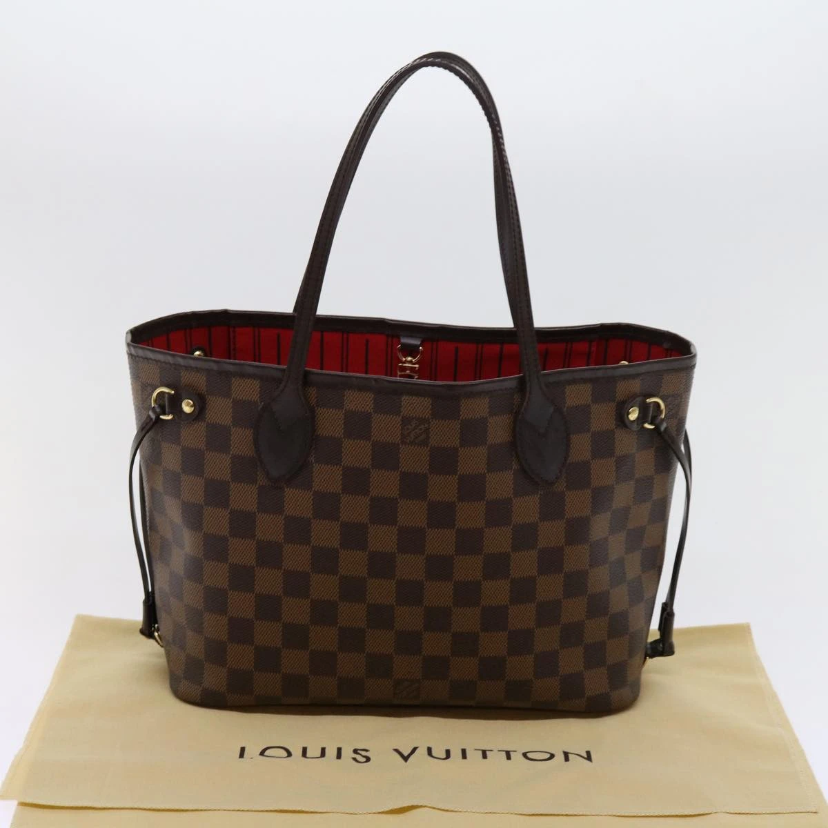 Brand Street LOUIS VUITTON Damier Ebene Neverfull PM Tote Bag N51109 LV Auth 62898A 14 Brand Street LOUIS VUITTON Damier Ebene Neverfull PM Tote Bag N51109 LV Auth 62898A - Image 12
