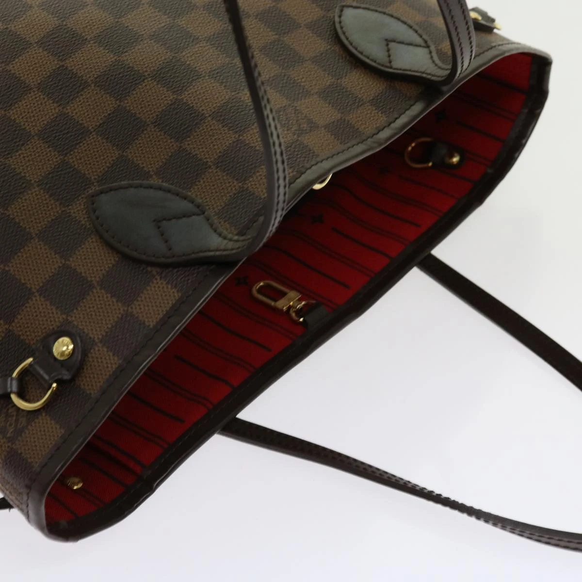 Brand Street LOUIS VUITTON Damier Ebene Neverfull PM Tote Bag N51109 LV Auth 62898A 8 Brand Street LOUIS VUITTON Damier Ebene Neverfull PM Tote Bag N51109 LV Auth 62898A - Image 6