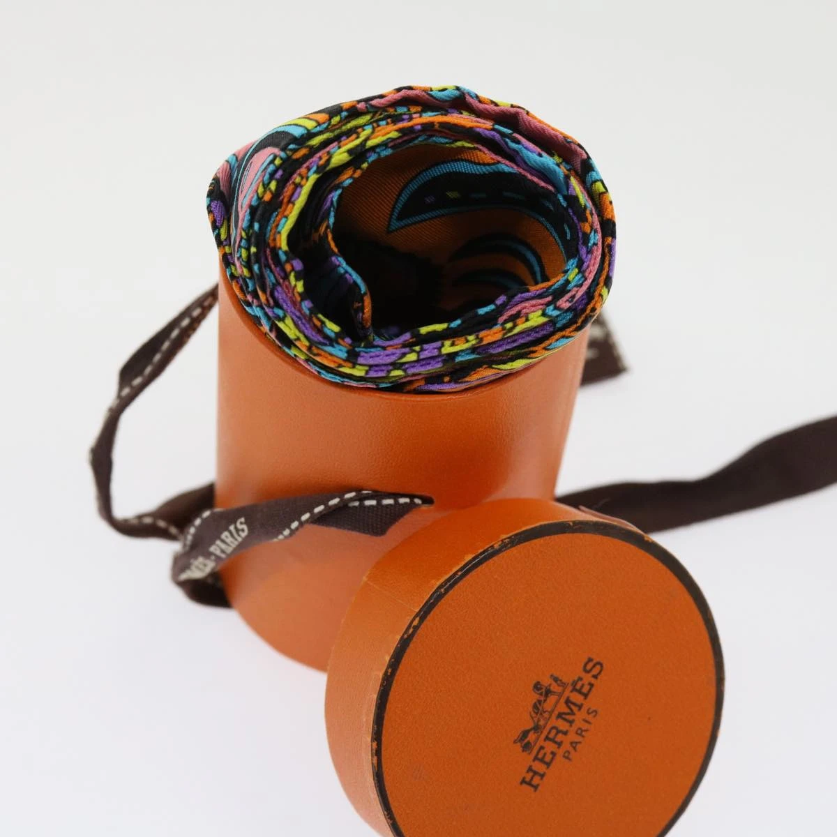 Style Tribute Hermes Twilly Scarf Silk Multicolor Auth 64173 8 Style Tribute Hermes Twilly Scarf Silk Multicolor Auth 64173 - Image 6