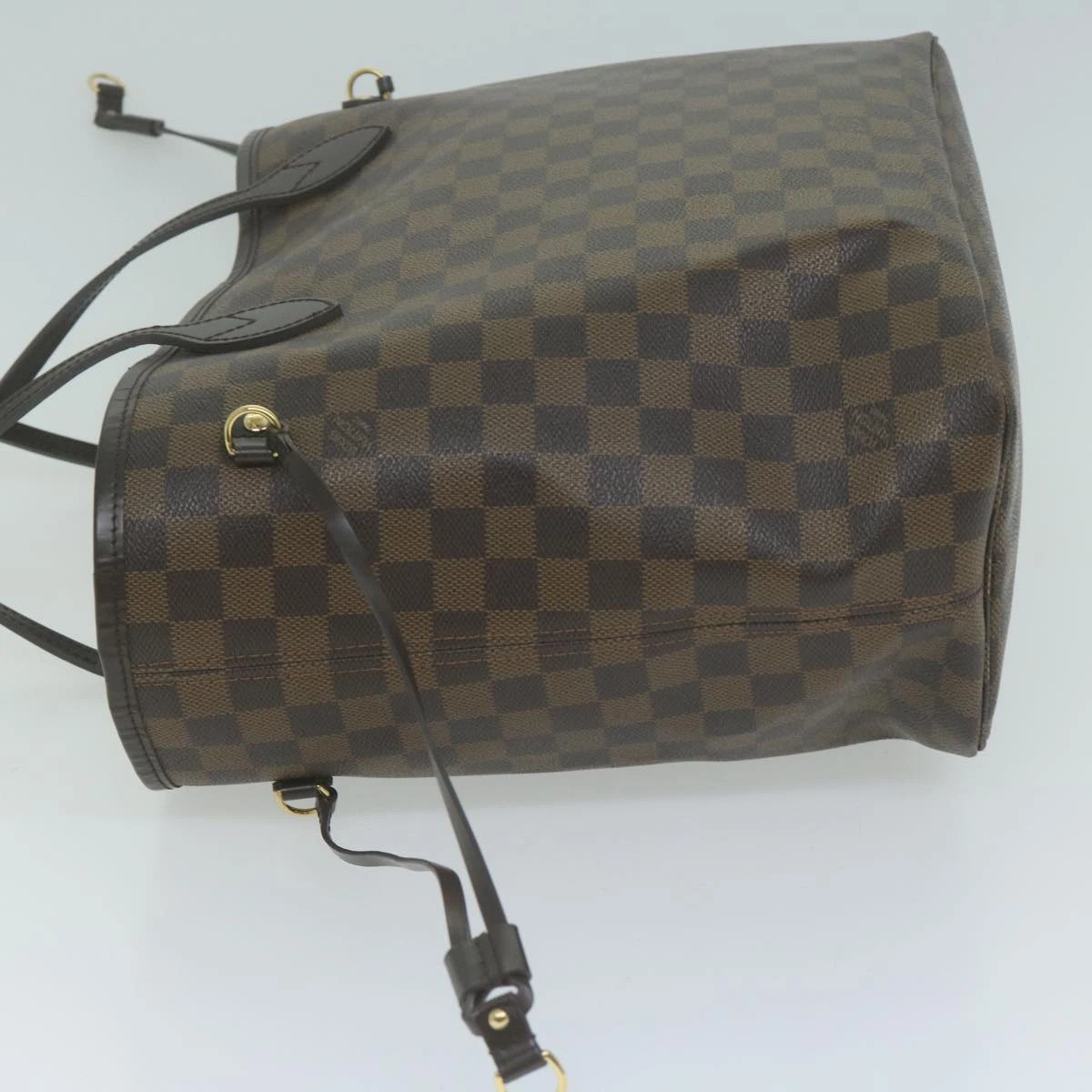 Brand Street LOUIS VUITTON Damier Ebene Neverfull MM Tote Bag N51105 LV Auth 64261A 6 Brand Street LOUIS VUITTON Damier Ebene Neverfull MM Tote Bag N51105 LV Auth 64261A - Image 4