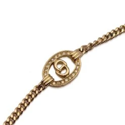 Opherty Ciocci CHRISTIAN DIOR Vintage Gold Metal Cd Crystals Logo Chain Bracelet 9 Opherty Ciocci CHRISTIAN DIOR Vintage Gold Metal Cd Crystals Logo Chain Bracelet -Best Jewelry Store 64d02b54 72dd 5874 9842 88bbee07be87 ae55f2ab 9000 4f7d a766 096b48168a17
