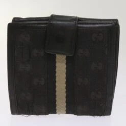 Brand Street GUCCI GG Canvas Jackie Wallet Leather 10set Beige Black Auth 65281 -Best Jewelry Store 65281 17