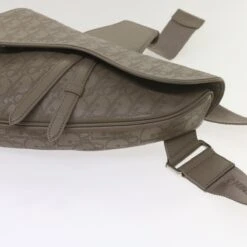 Brand Street CHRISTIAN DIOR Saddle Bag Oblique Trotter Canvas Shoulder Bag Gray Auth 65327A 36 Brand Street CHRISTIAN DIOR Saddle Bag Oblique Trotter Canvas Shoulder Bag Gray Auth 65327A -Best Jewelry Store 65327A 10