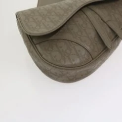 Brand Street CHRISTIAN DIOR Saddle Bag Oblique Trotter Canvas Shoulder Bag Gray Auth 65327A 37 Brand Street CHRISTIAN DIOR Saddle Bag Oblique Trotter Canvas Shoulder Bag Gray Auth 65327A -Best Jewelry Store 65327A 11
