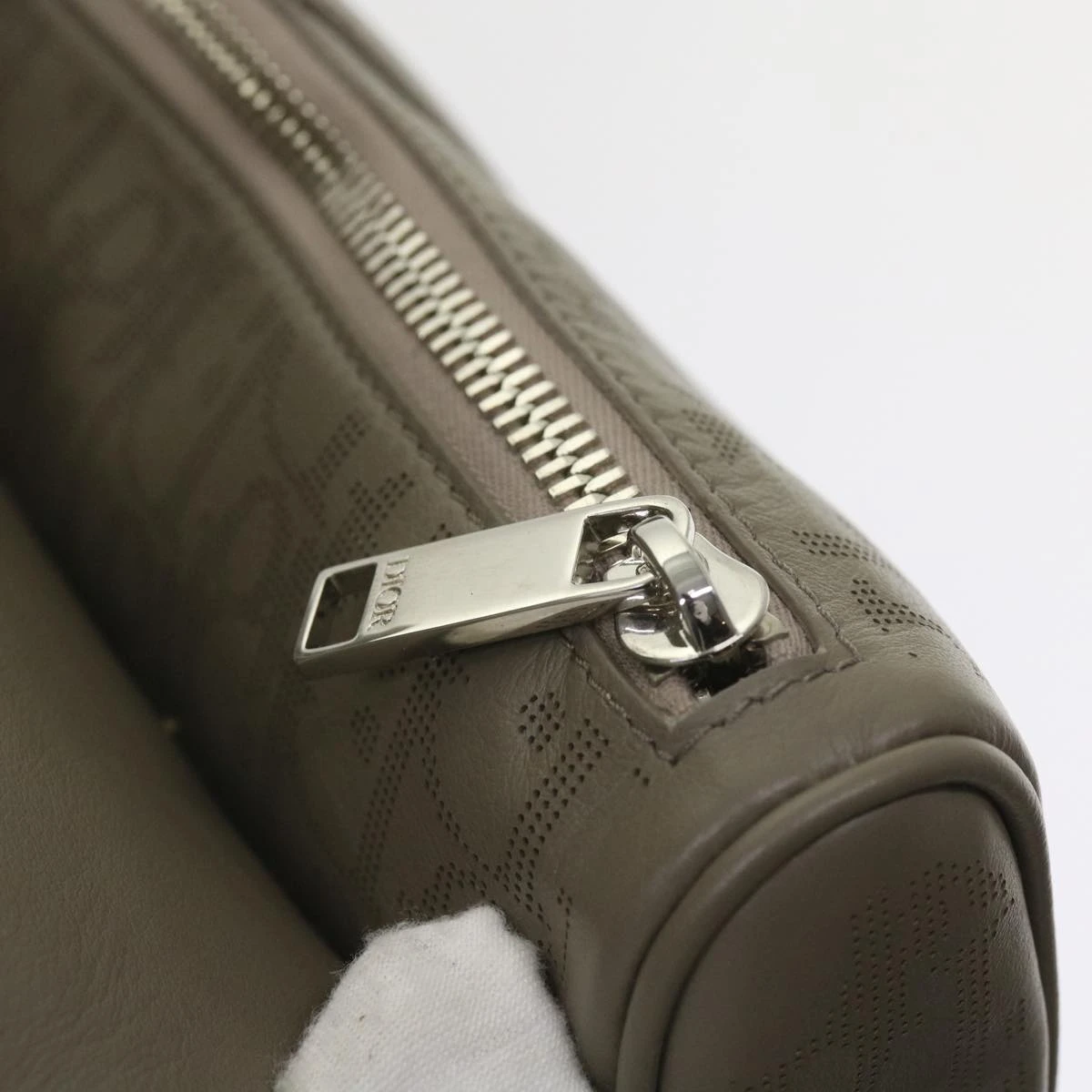 Brand Street CHRISTIAN DIOR Saddle Bag Oblique Trotter Canvas Shoulder Bag Gray Auth 65327A 11 Brand Street CHRISTIAN DIOR Saddle Bag Oblique Trotter Canvas Shoulder Bag Gray Auth 65327A - Image 9