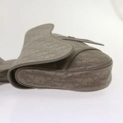 Brand Street CHRISTIAN DIOR Saddle Bag Oblique Trotter Canvas Shoulder Bag Gray Auth 65327A 25 Brand Street CHRISTIAN DIOR Saddle Bag Oblique Trotter Canvas Shoulder Bag Gray Auth 65327A -Best Jewelry Store 65327A 5