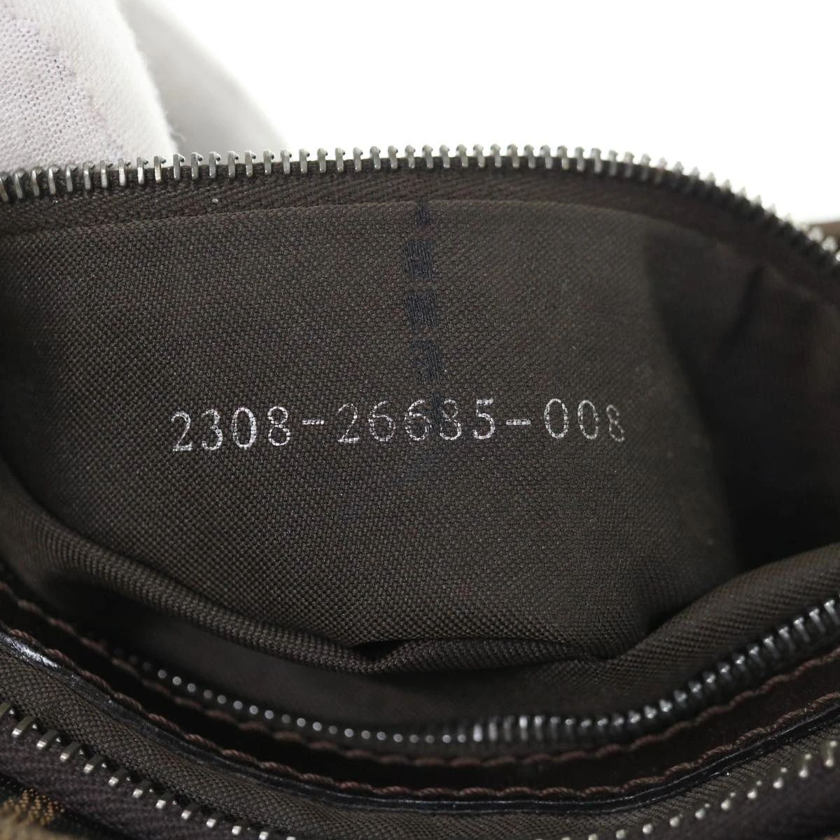 Brand Street FENDI Zucca Canvas Mamma Baguette Shoulder Bag Brown Black Auth 65651 14 Brand Street FENDI Zucca Canvas Mamma Baguette Shoulder Bag Brown Black Auth 65651 - Image 12