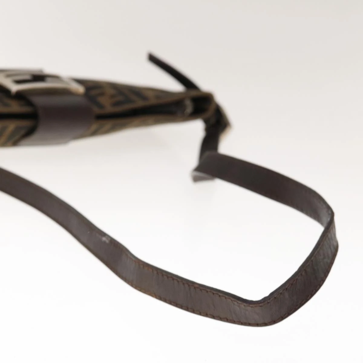 Brand Street FENDI Zucca Canvas Mamma Baguette Shoulder Bag Brown Black Auth 65651 10 Brand Street FENDI Zucca Canvas Mamma Baguette Shoulder Bag Brown Black Auth 65651 - Image 8