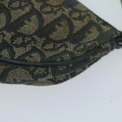 Brand Street CHRISTIAN DIOR Trotter Canvas Saddle Pouch Accessory Pouch Navy Auth 65744 31 Brand Street CHRISTIAN DIOR Trotter Canvas Saddle Pouch Accessory Pouch Navy Auth 65744 -Best Jewelry Store 65744 10