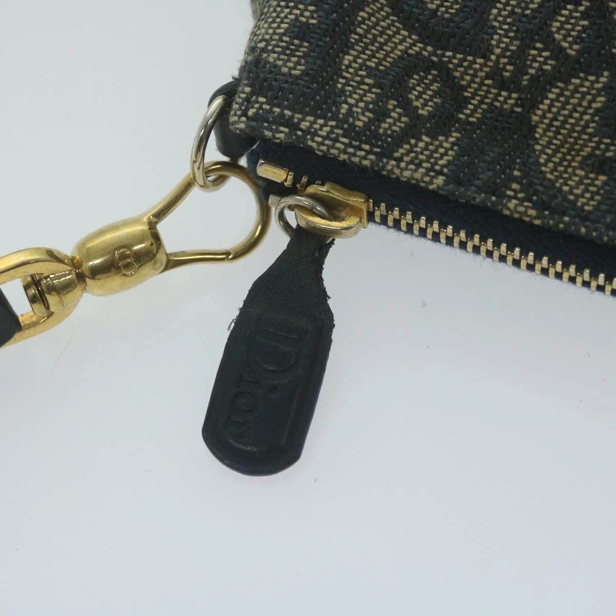 Brand Street CHRISTIAN DIOR Trotter Canvas Saddle Pouch Accessory Pouch Navy Auth 65744 16 Brand Street CHRISTIAN DIOR Trotter Canvas Saddle Pouch Accessory Pouch Navy Auth 65744 - Image 14