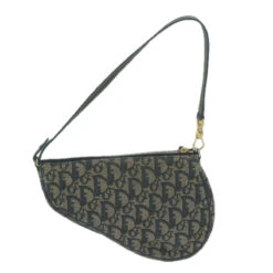 Brand Street CHRISTIAN DIOR Trotter Canvas Saddle Pouch Accessory Pouch Navy Auth 65744 24 Brand Street CHRISTIAN DIOR Trotter Canvas Saddle Pouch Accessory Pouch Navy Auth 65744 -Best Jewelry Store 65744 3
