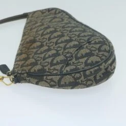 Brand Street CHRISTIAN DIOR Trotter Canvas Saddle Pouch Accessory Pouch Navy Auth 65744 26 Brand Street CHRISTIAN DIOR Trotter Canvas Saddle Pouch Accessory Pouch Navy Auth 65744 -Best Jewelry Store 65744 5