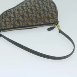 Brand Street CHRISTIAN DIOR Trotter Canvas Saddle Pouch Accessory Pouch Navy Auth 65744 28 Brand Street CHRISTIAN DIOR Trotter Canvas Saddle Pouch Accessory Pouch Navy Auth 65744 -Best Jewelry Store 65744 7
